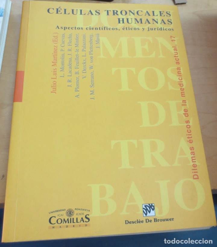 Libros: C&eacute;lulas troncales humanas. Aspectos cient&iacute;ficos, &eacute;ticos y jur&iacute;dicos - VV.AA. - Foto 1