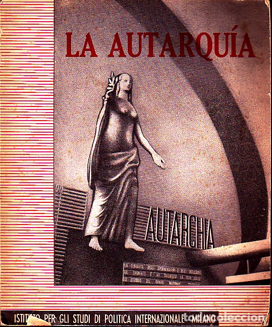 Libros: LA AUTARQUIA. - ANONIMO. - Foto 1
