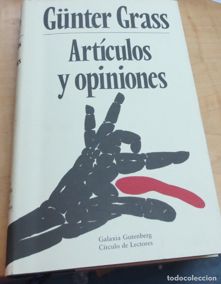 Libros: Art&iacute;culos y opiniones - GRASS, G&Uuml;NTER - Foto 1