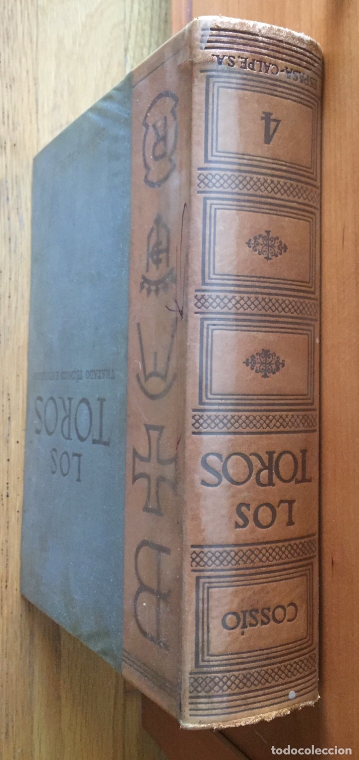 Libros: LOS TOROS, COSSIO, TOMO IV, 1971 - Foto 4
