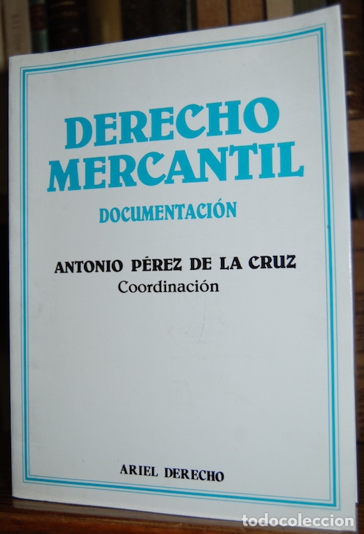 Libros: DERECHO MERCANTIL. DOCUMENTACION - PEREZ DE LA CRUZ, Antonio - Foto 1