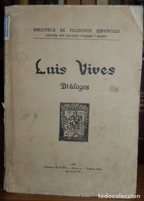 Libros: DIALOGOS - VIVES, Juan Luis - Foto 1