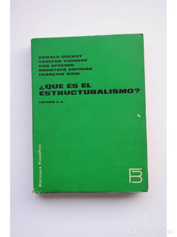 Libros: &iquest;Qu&eacute; es el estructuralismo? - DUCROT, Oswald, et al. - Foto 1
