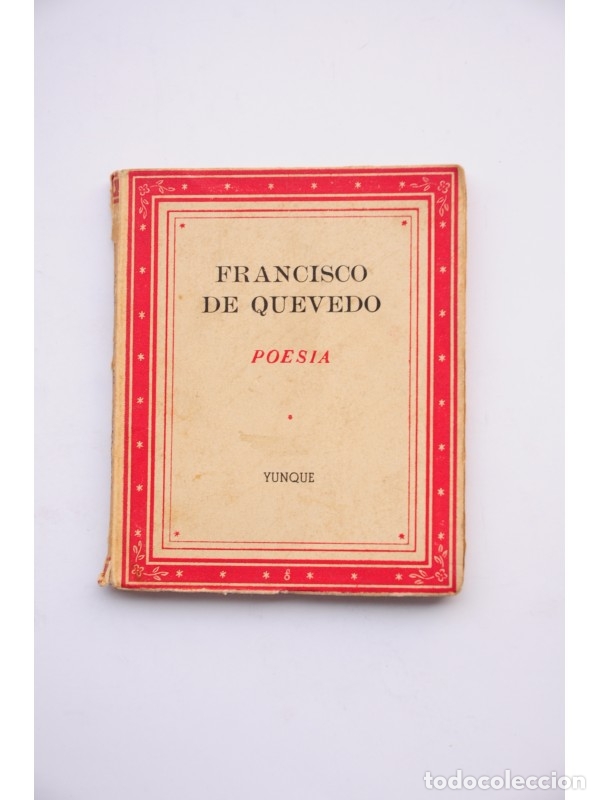 Libros: Francisco de Quevedo. Poes&iacute;a - QUEVEDO, Francisco de - Foto 1