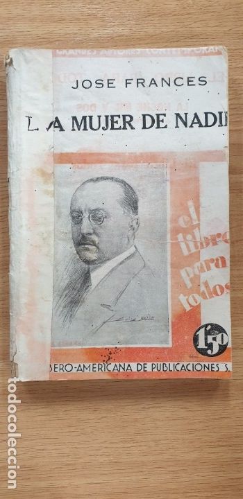 Libros: mujer de nadie jose frances - Foto 1