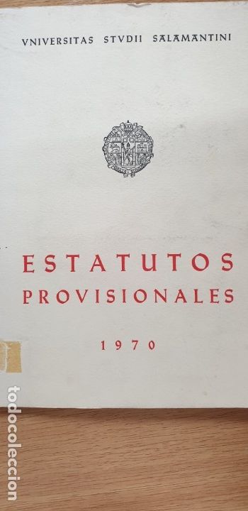 Libros: estatutos provisionales 1970 - Foto 1