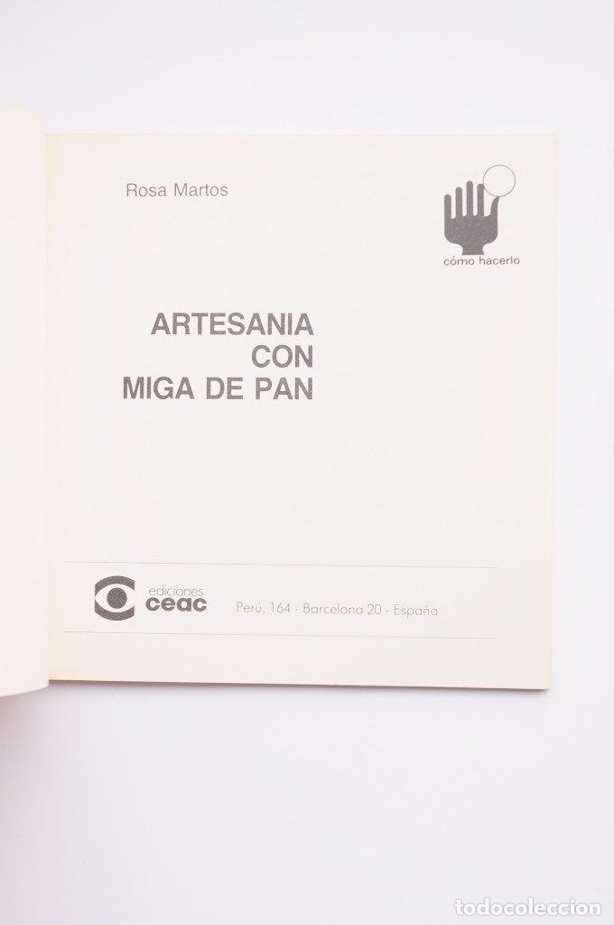 Libros: Artesan&iacute;a con miga de pan - MARTOS, Rosa - Foto 2
