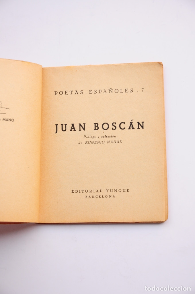 Libros: Juan Bosc&aacute;n. Poes&iacute;a - BOSC&Aacute;N, Juan - Foto 2