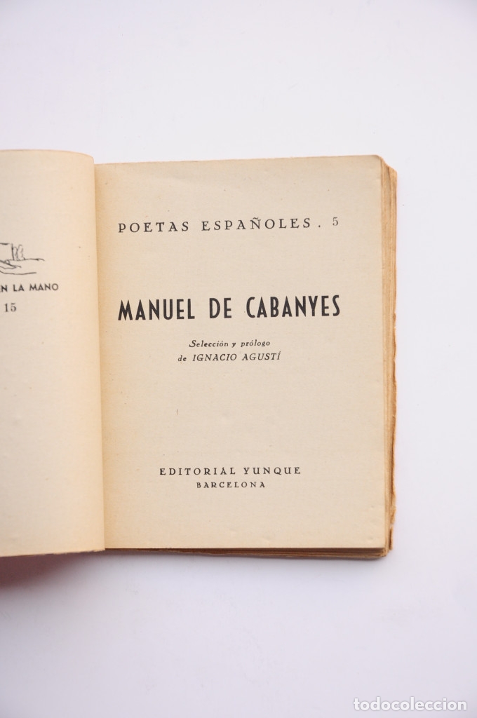 Libros: Manuel de Cabanyes. Poes&iacute;a - CABANYES, Manuel de - Foto 2