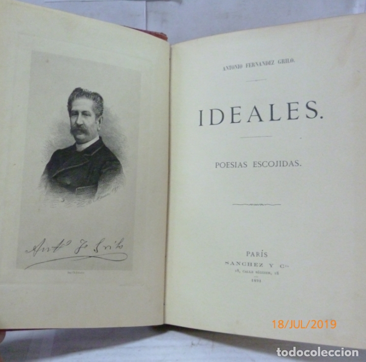 B&uuml;cher: IDEALES. POESIAS ESCOGIDAS (ANTONIO FERNANDEZ GRILLO) - Fernandez Grillo, Antonio