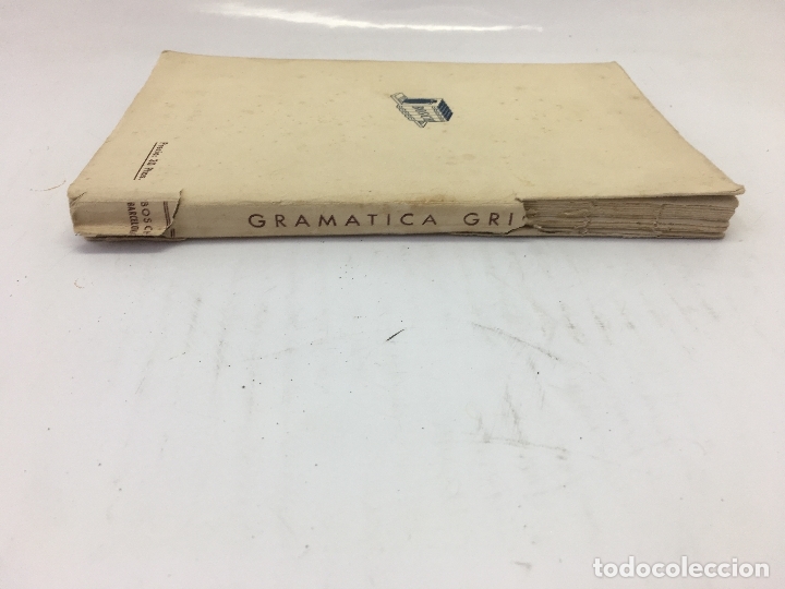 Libros: GRAMATICA GRIEGA, JAIME BERENGUER AMEN&Oacute;S, 6&ordf; EDIC. BOSCH  EDITORIAL, 1949  CON PROGRAMA DEL CURSO - Foto 7