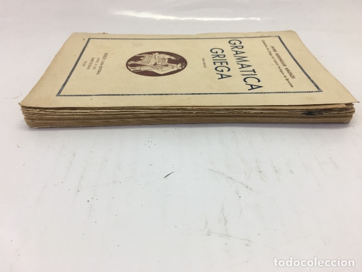 Libros: GRAMATICA GRIEGA, JAIME BERENGUER AMEN&Oacute;S, 6&ordf; EDIC. BOSCH  EDITORIAL, 1949  CON PROGRAMA DEL CURSO - Foto 8