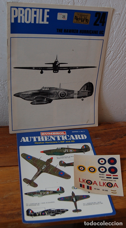 Libros: THE HAWKER HURRICANE II C. Profile Publications, N&ordm; 24 - EQUIPO EDITORIAL - Foto 1