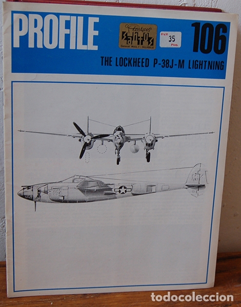 Libros: THE LOCKHEED P-38J-M LIGHTNING. Profile Publications, N&ordm; 106 - EQUIPO EDITORIAL - Foto 1