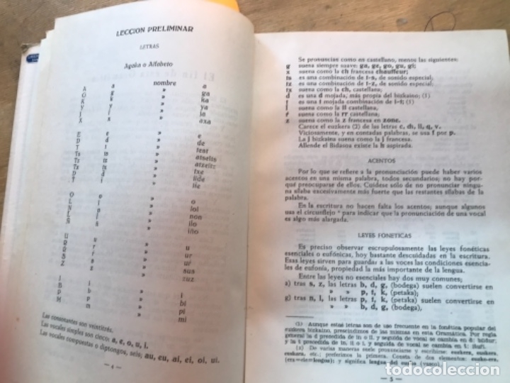 Libros: GRAM&Aacute;TICA VASCA. JOS&Eacute; MAR&Iacute;A ZABALA - ARANA. - Foto 4