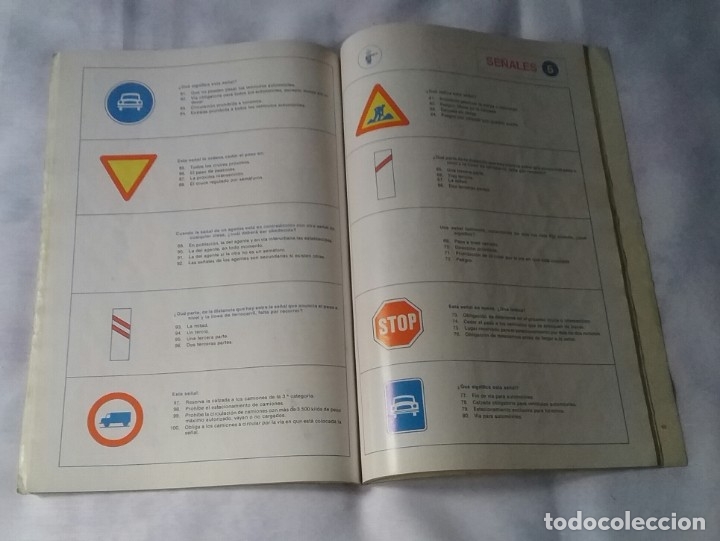 Libros: NORMAS Y SE&Ntilde;ALES DE LA CIRCULACI&Oacute;N.TESTS DE EXAMEN. 1976 - Foto 3