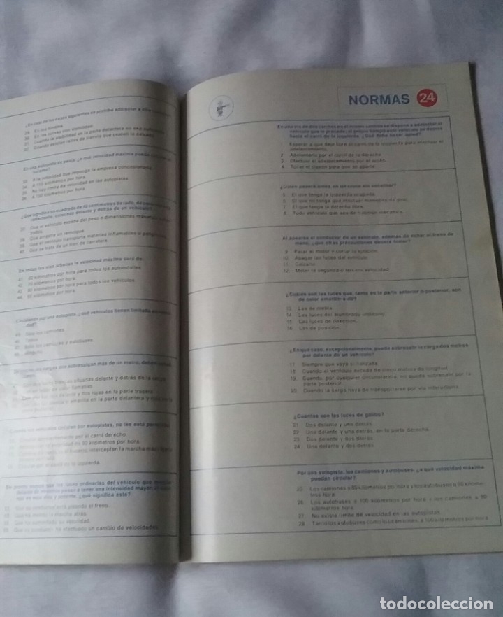Libros: NORMAS Y SE&Ntilde;ALES DE LA CIRCULACI&Oacute;N.TESTS DE EXAMEN. 1976 - Foto 4