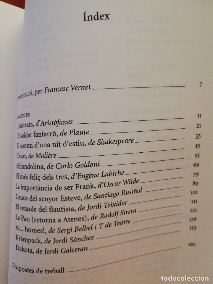 Libros: COM&Egrave;DIES. A CURA DE FRANCESC VERNET (PROA) - Foto 3