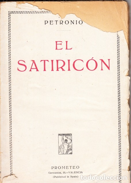 Libros: EL SATIRICON - PETRONIO - Foto 1