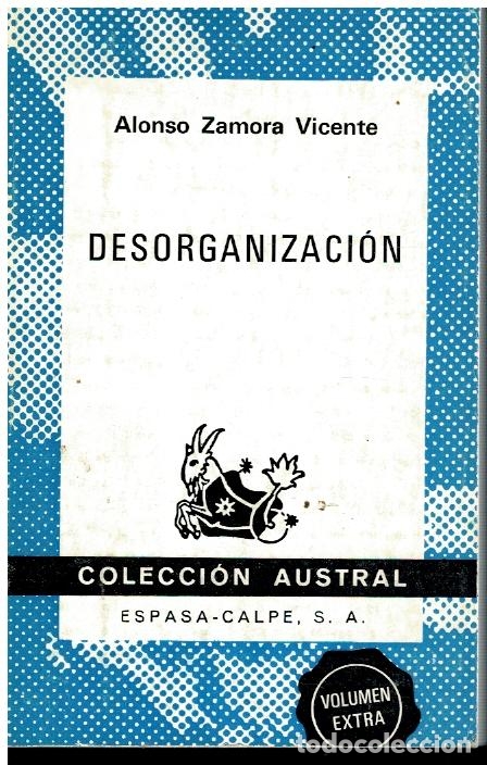 Libros: DESORGANIZACI&Oacute;N. 1&ordf; edici&oacute;n. - Foto 1