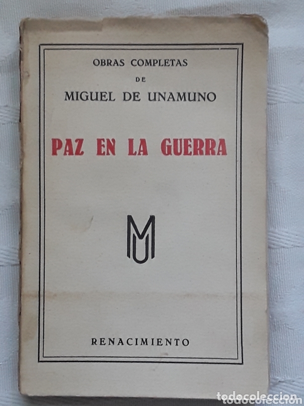 Libros: Paz en la Guerra. - Miguel de Unamuno - Foto 1