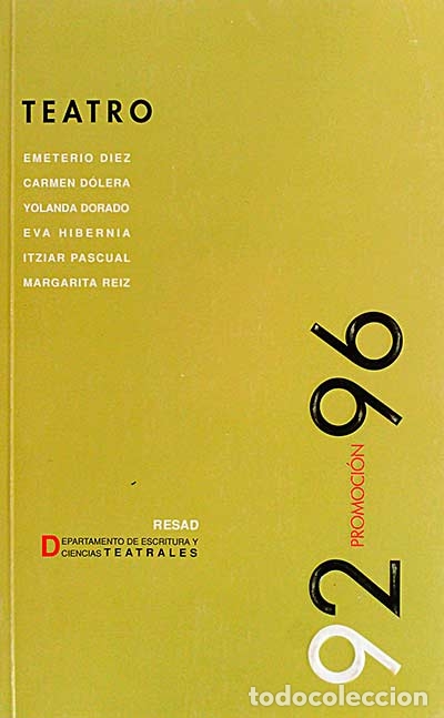 Libros: Teatro 92. Promoci&oacute;n 96 - VVAA - Foto 1