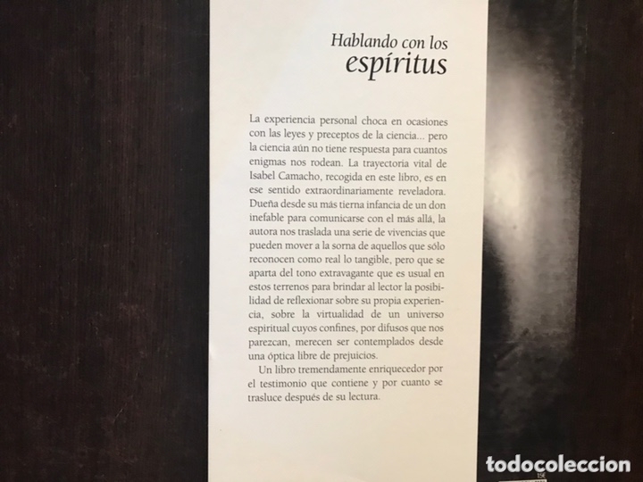 Libros: Hablando con los esp&iacute;ritus. C&oacute;mo comunicarme con las almas en tr&aacute;nsito. Isabel Camacho - Foto 2