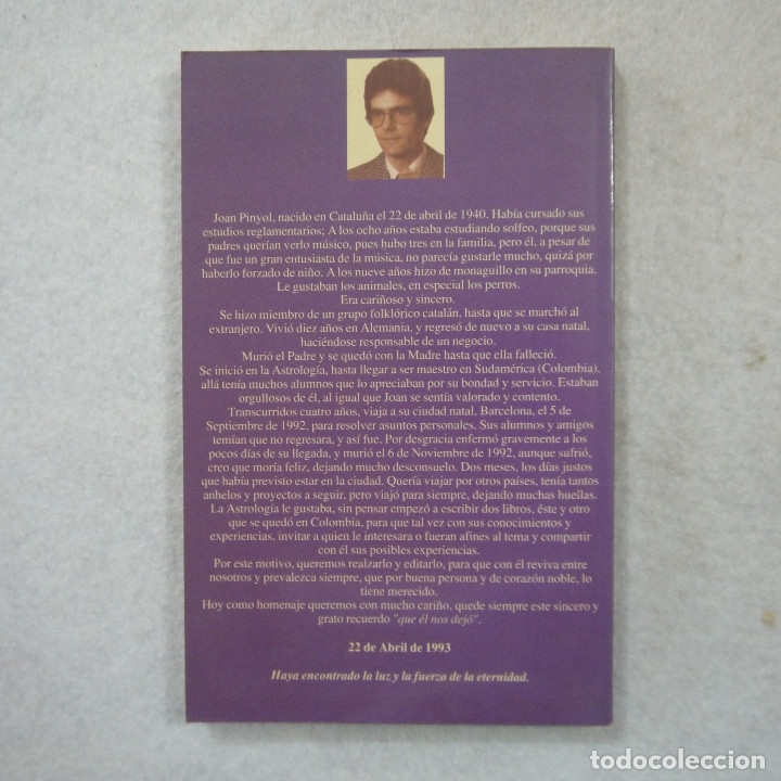 Libros: FIN DE UNA ERA - JOAN PINYOL - 1993 - Foto 2