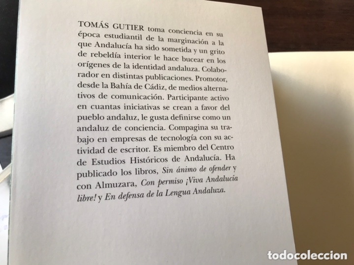 Libros: La lengua andaluza. Tom&aacute;s Gutier - Foto 4