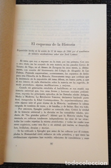 Libros: EL ESQUEMA DE LA HISTORIA. - LARRAZ, Jose. - Foto 1