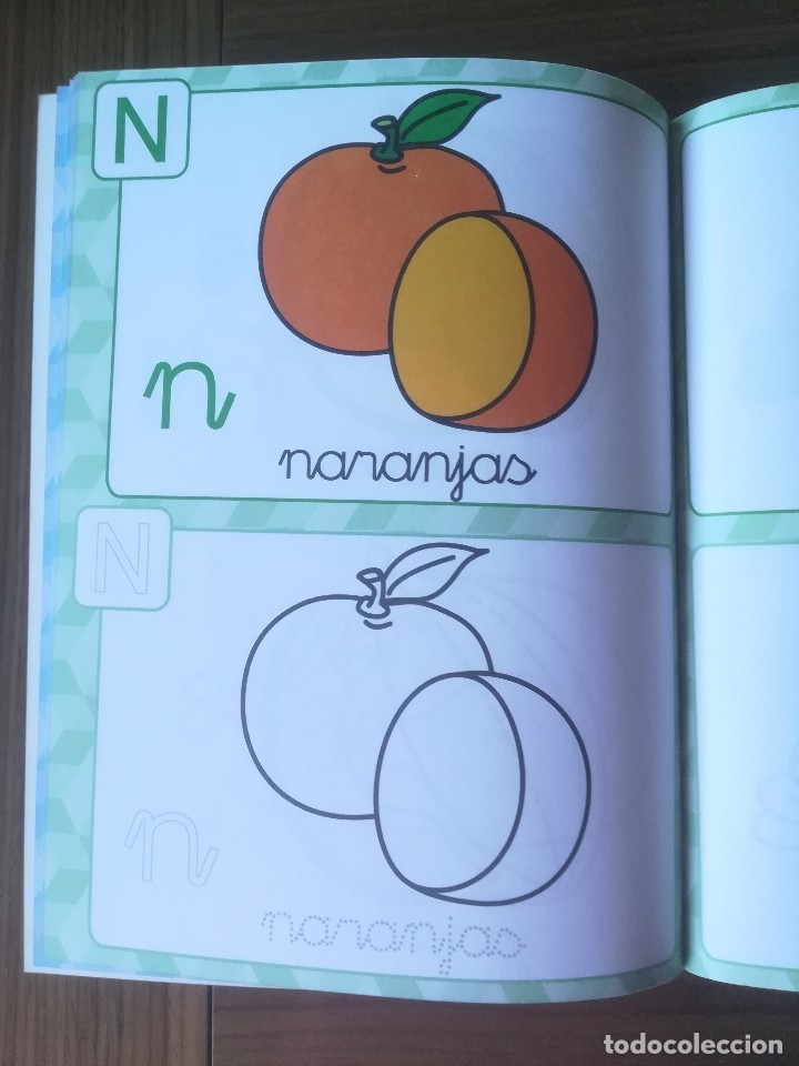 Libros: PINTA ABC LOS ALIMENTOS. INFANTIL - EDICIONES SALDA&Ntilde;A - Foto 3