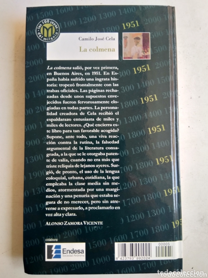Libros: LA COLMENA/CAMILO JOS&Eacute; CELA - Foto 2