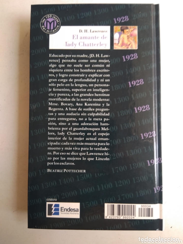 Libros: EL AMANTE DE LADY CHATTERLEY/D.H.LAWRENCE - Foto 2