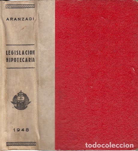 Libros: LEGISLACION HIPOTECARIA - ARANZADI - Foto 1