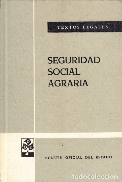 Libros: SEGURIDAD SOCIAL AGRARIA - BOE - Foto 1
