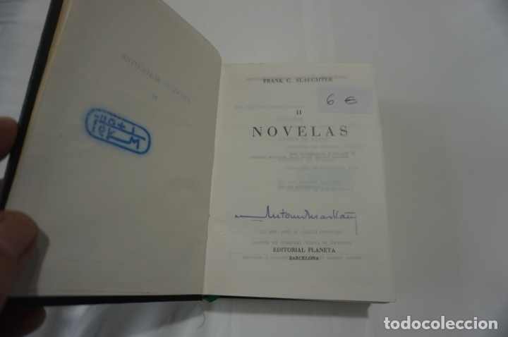 Libros: (5A) NOVELAS II / FRANK SLAUGHTER / EDITORIAL PLANETA - Foto 3