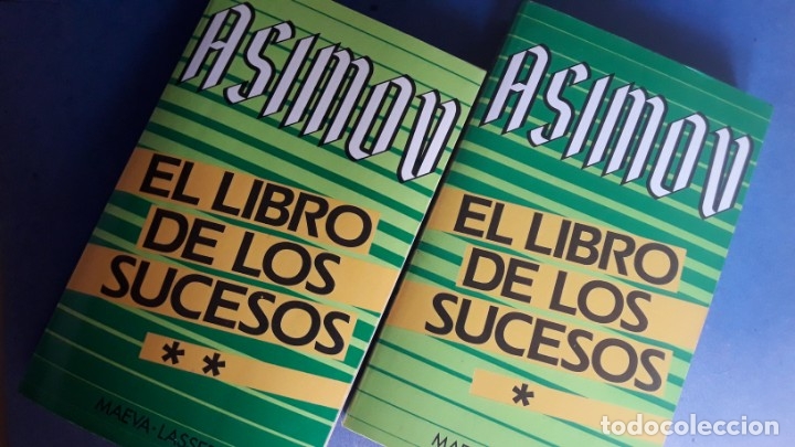 Libros: EL LIBROS DE LOS SUCESOS (2 tomos) Isaac Asimov - Foto 1