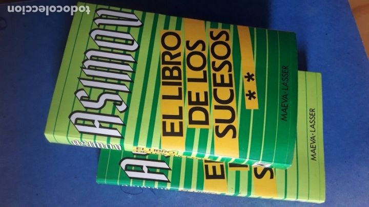 Libros: EL LIBROS DE LOS SUCESOS (2 tomos) Isaac Asimov - Foto 2
