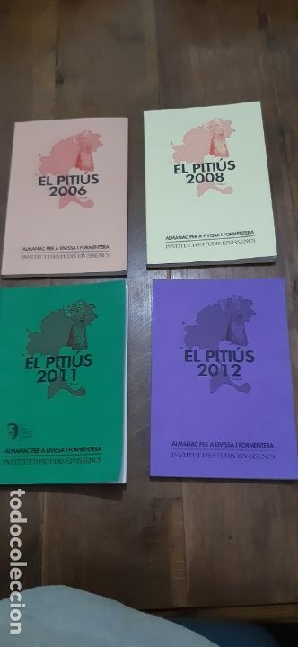 Libros: El pitius. Almanac per a Eivissa i Formentera.4 Vol. 2006,2008,2011,2012 - Foto 1