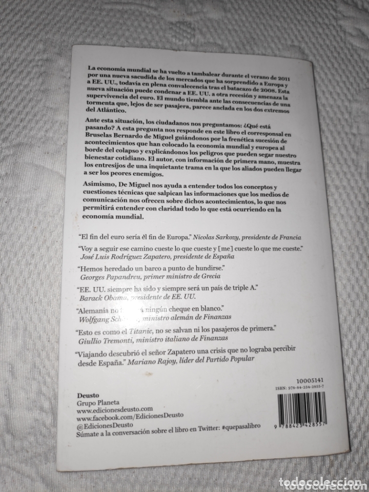 Libros: &iquest;Qu&eacute; est&aacute; pasando? - Bernardo de Miguel - Foto 1