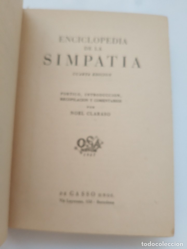 Libros: ENCICLOPEDIA DE LA SIMPATIA - Foto 2