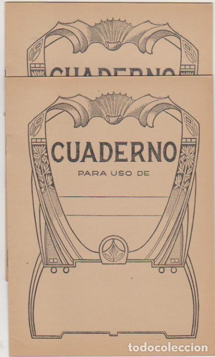 books: Lote de 2 cuadernos con tablas de sumar, restar, multiplicar y dividir en contraportada. a&ntilde;os 50