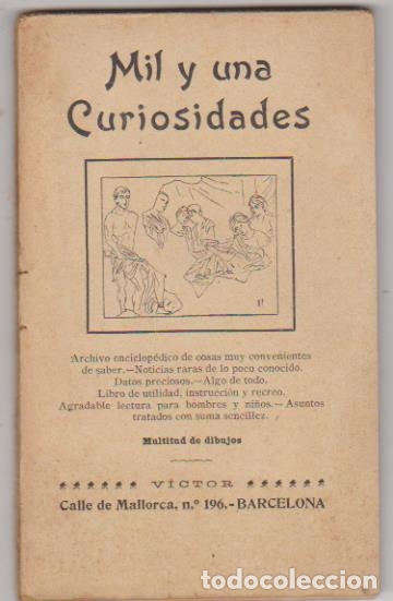 Livres: Mil y una curiosidades. Archivo enciclop&eacute;dico de cosas muy convenientes de saber. Editorial V&iacute;ctor-B