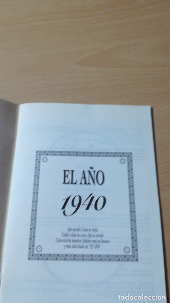 Libros: 1940 EL A&Ntilde;O QUE TU NACISTE	 / 	TXT 71-72 AB - Foto 3