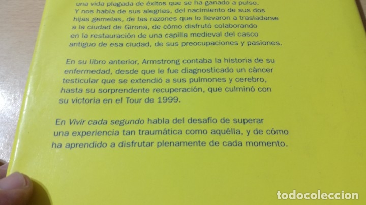Libros: LANCE ARMSTRONG - VIVIR CADA SEGUNDO - 	 / 	I-103 - Foto 10