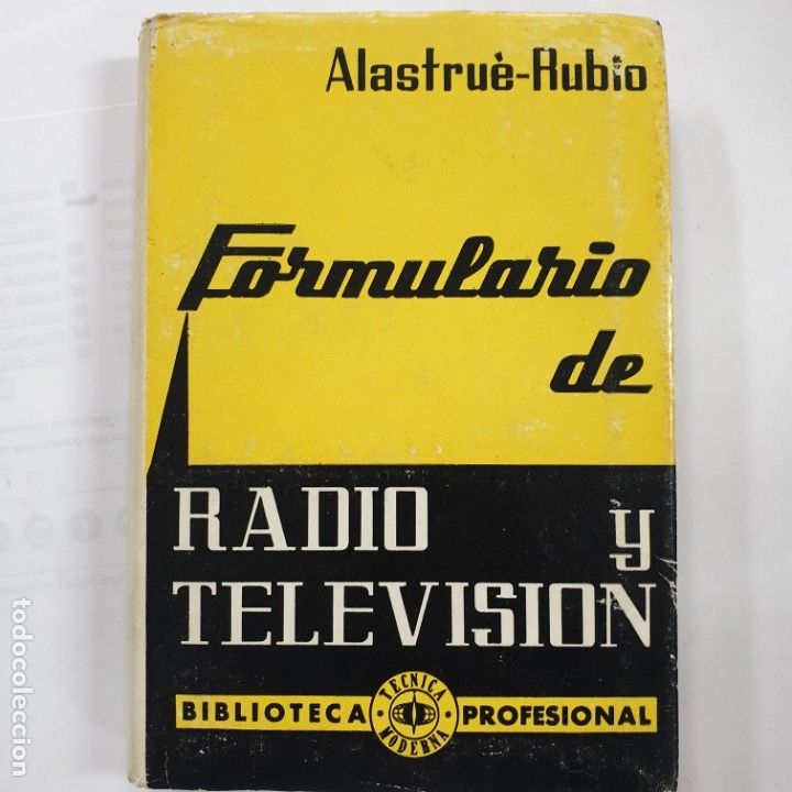 Libros: FORMULARIO DE RADIO Y TELEVISION RUBIO ALASTRUE - Foto 1