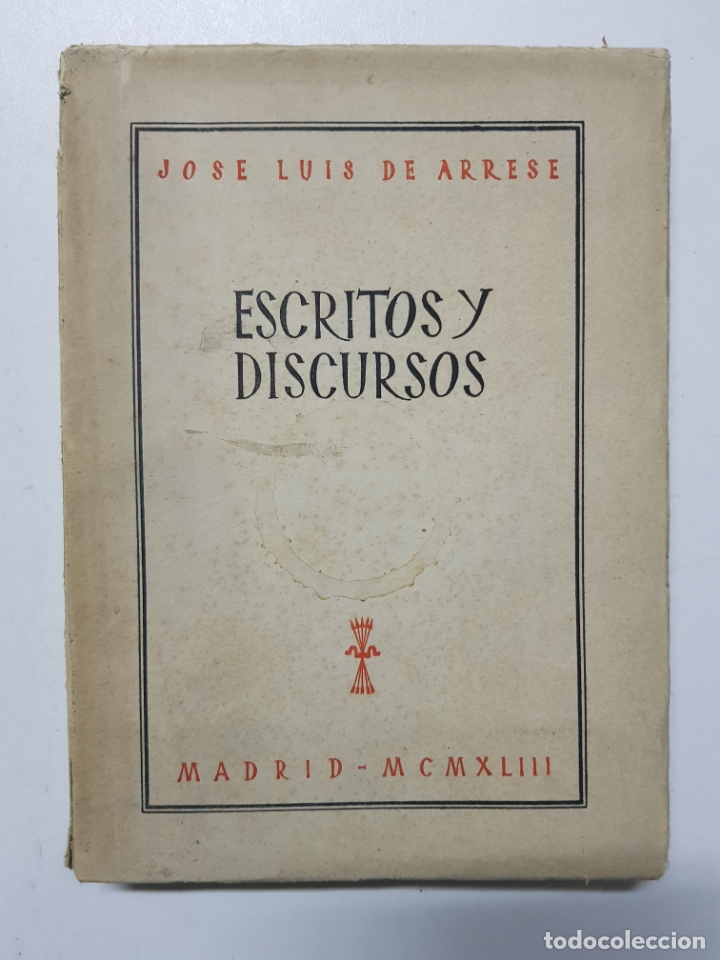 Libros: Escritos y discursos / Jose Luis de Arrese - Foto 1