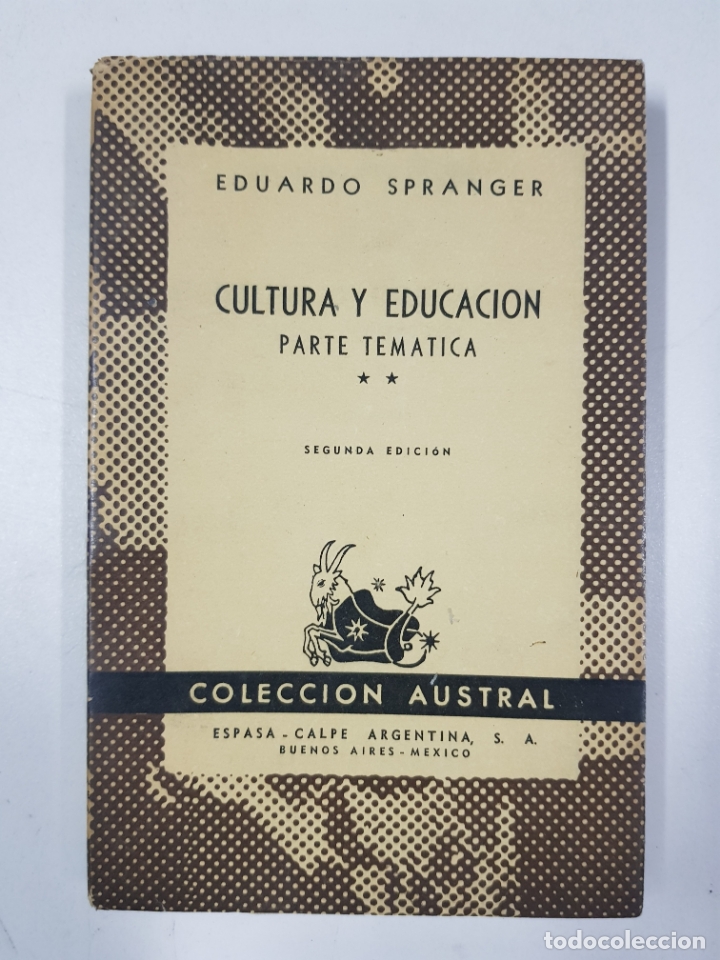 Libros: Cultura y educaci&oacute;n parte tematica II / Eduardo Spranger - Foto 1