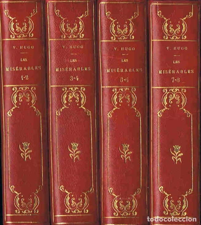 Libros: LES MIS&Eacute;RABLES. 8 Tomos. - Hugo. V&iacute;ctor, - Foto 2