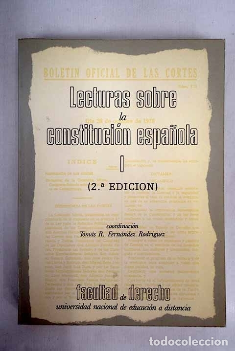 Libros: Lecturas sobre la constituci&oacute;n espa&ntilde;ola, tomo I - Foto 1